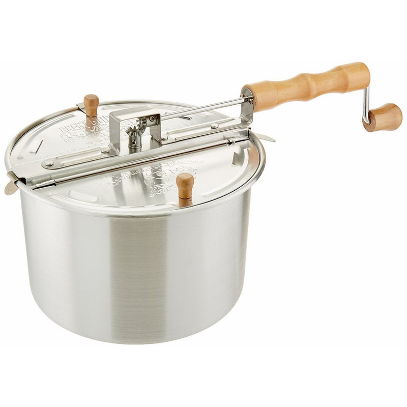 Great Northern Popcorn Original Spinner Stovetop 6-1/2-Quart Popcorn Popper