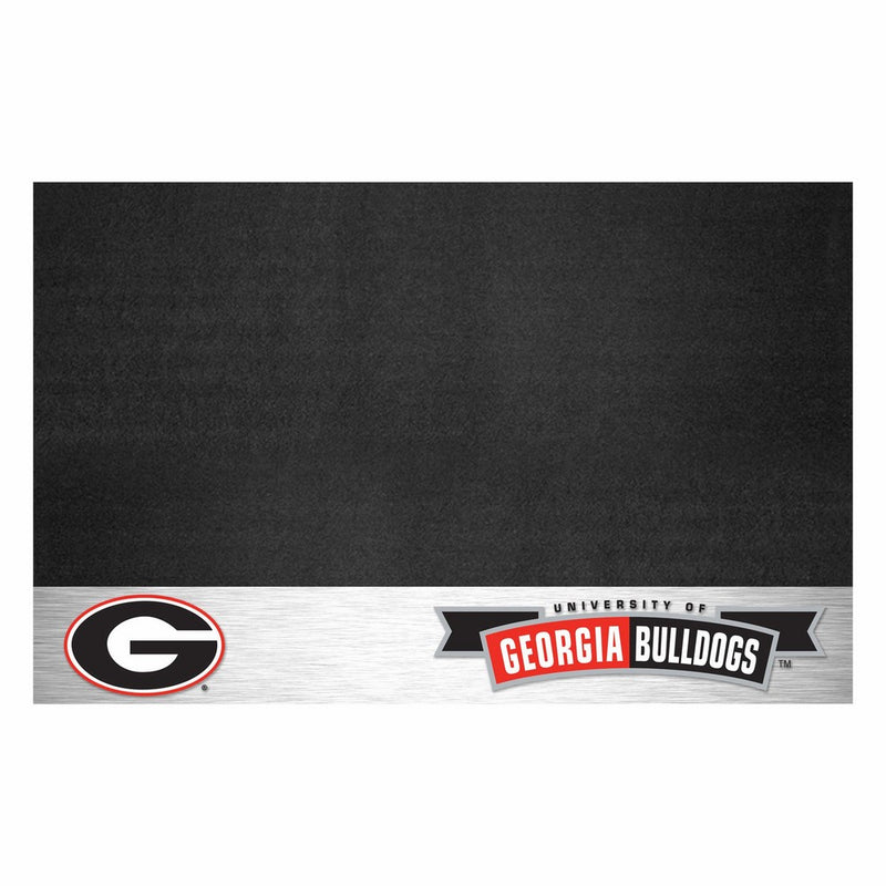 Fanmats NCAA University of Georgia Bulldogs Vinyl Grill Mat