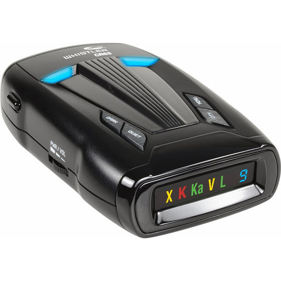 Whistler CR65 High Performance Laser Radar Detector: 360 Degree Protection and Tone Alerts