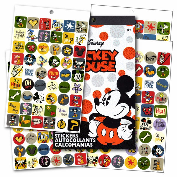 Disney Mickey Mouse Clubhouse 4 Sheet Sticker Pad with Over 200 Stickers