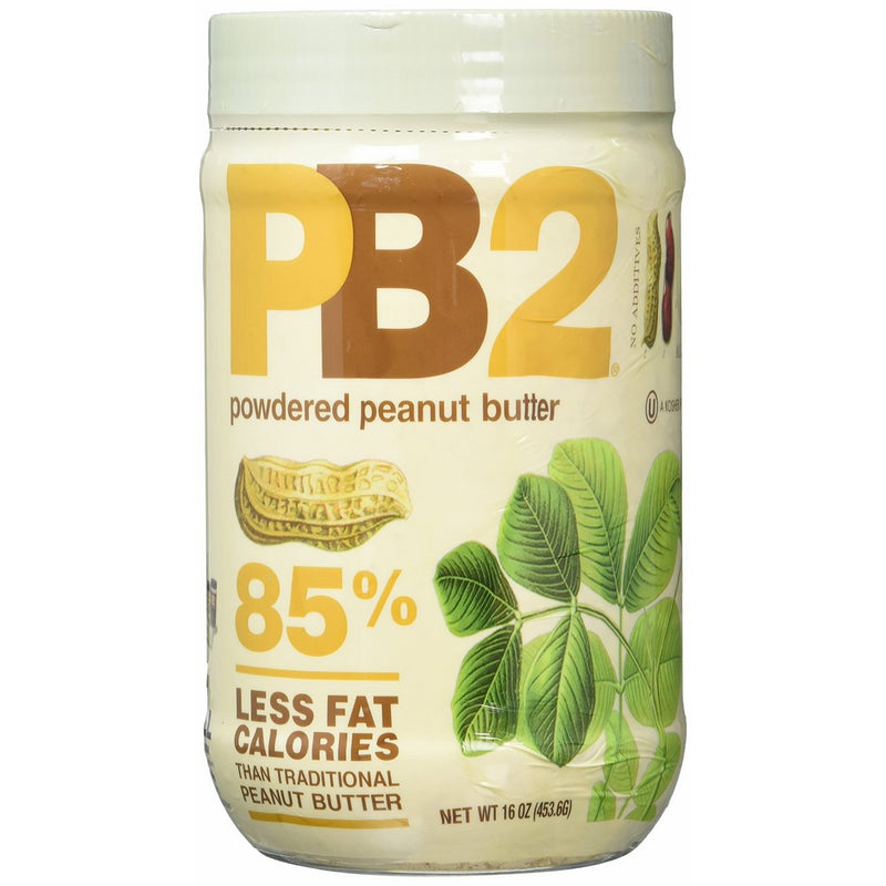 Bell Plantation PB2 Powdered Peanut Butter, 1 lb Jar (2-pack)