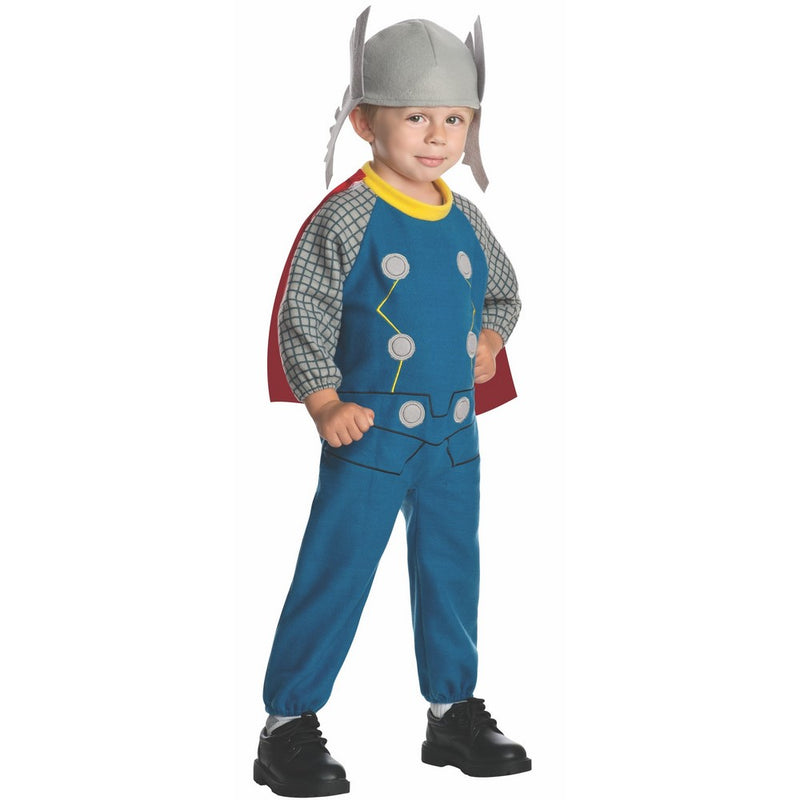 Marvel Rubie's Baby's Classics Avengers Assemble Fleece Thor Costume, Multi, Toddler