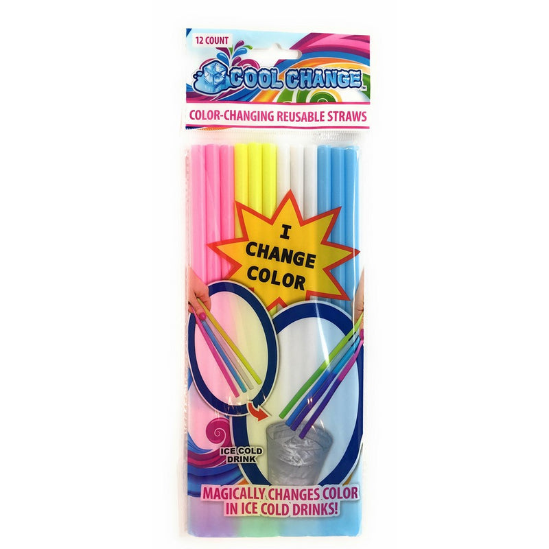 Magic Cool Change Reusable Color Change Straws