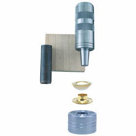 General Tools 71262 Grommet Kit with 24 Rustproof Solid Brass Grommets, 3/8 Inch