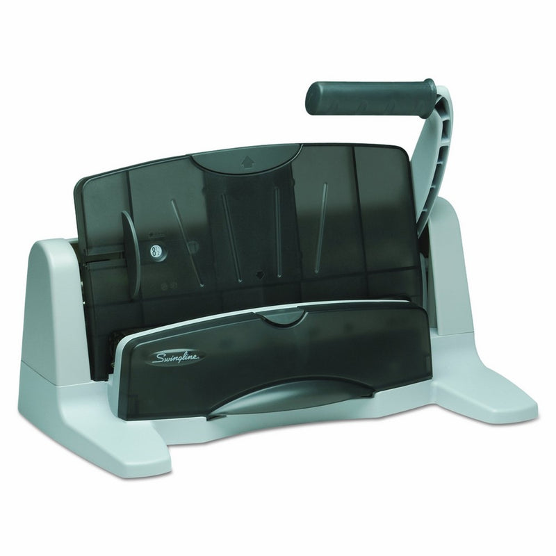 Swingline 3 Hole Punch, LightTouch, 2-7 Holes Heavy Duty Hole Puncher, 40 Sheets Punch Capacity (74357)