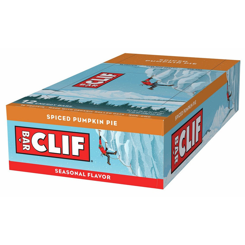 CLIF BAR - Energy Bar - Spiced Pumpkin Pie - (2.4 Ounce Protein Bar, 12 Count)