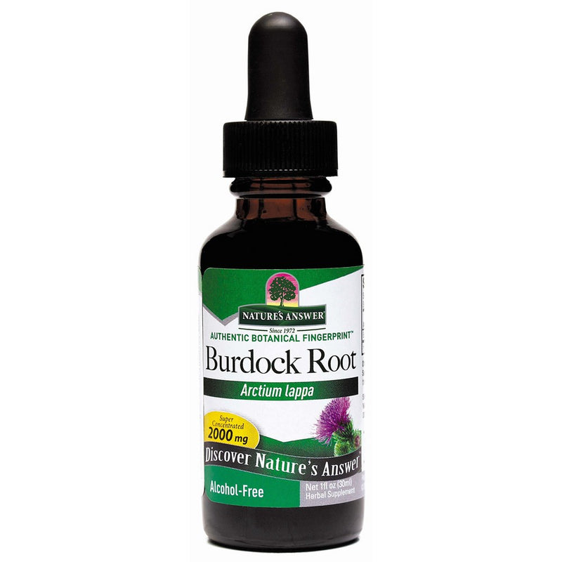 Nature's Answer Alcohol-Free Burdock Root, 1-Fluid Ounce