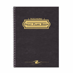 Roaring Spring Teacher's Plan Book, Green-Tint Paper, 11" x 8.5", Assorted Color Covers