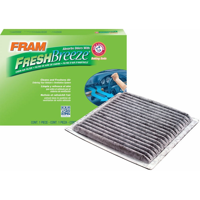 FRAM FCF10139 Fresh Breeze Cabin Air Filter with Arm & Hammer