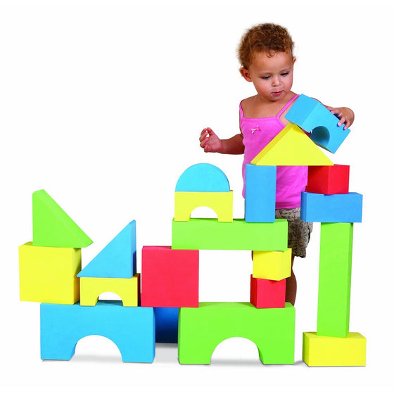 Edushape Big Edu-Color Blocks, 32 Piece