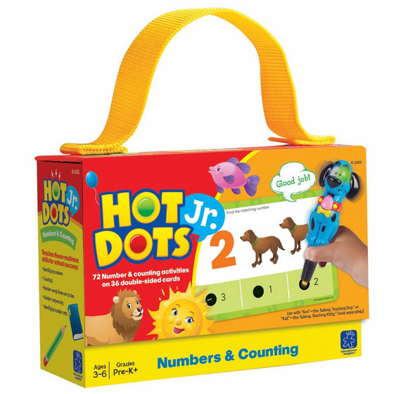 Educational Insights 2353 Hot Dots Jr. Numbers and Counting Card Set