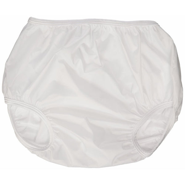 Dappi Waterproof 100% Nylon Diaper Pants, 2 Pack, White, X-Large