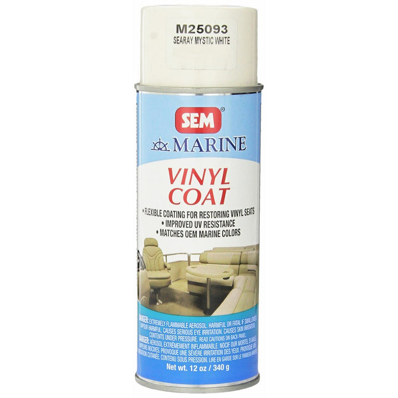 SEM M25093 Sea Ray Mystic White Marine Vinyl Coat - 12 oz.