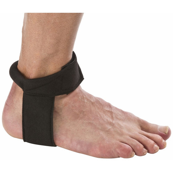 Cho-Pat Achilles Tendon Strap - Developed w/Sports Medical Professionals at Mayo Clinic to Reduce Stress & Alleviate Achilles Tendonitis Pain - Black (Medium, 10.5"-11.5")