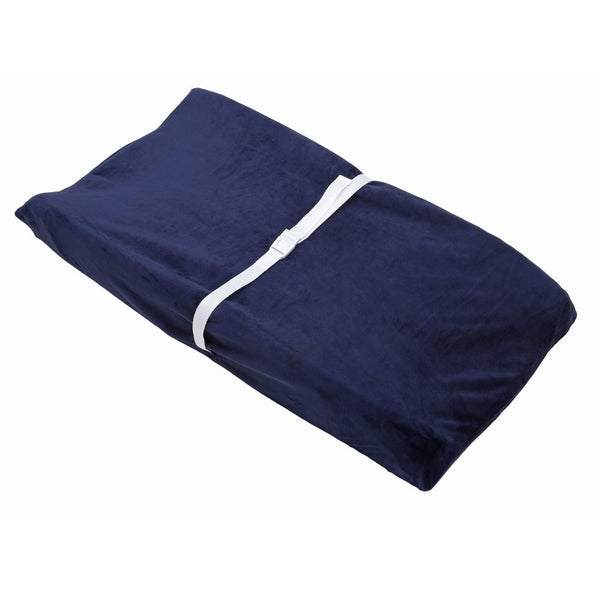Nautica Zachary Embossed Navy Changing Table Cover