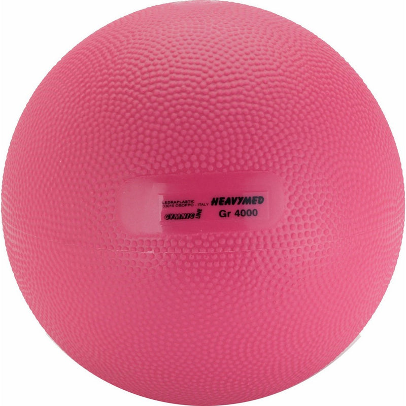 Gymnic Heavymed 4 Medicine Ball, Magenta (20 cm, 4 kg / 8.8 lbs)