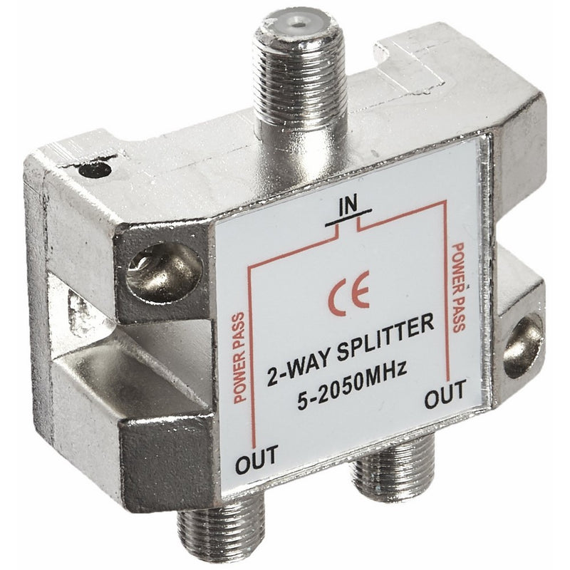 Morris 45034 2 Way Splitters with Ground Block Satellite, 5-2050 MHz