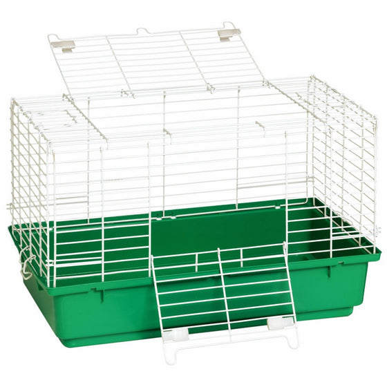 Little Giant Farm & Ag Miller Manufacturing 150934 24-1/2-Inch Rabbit Cage with Plastic Tray