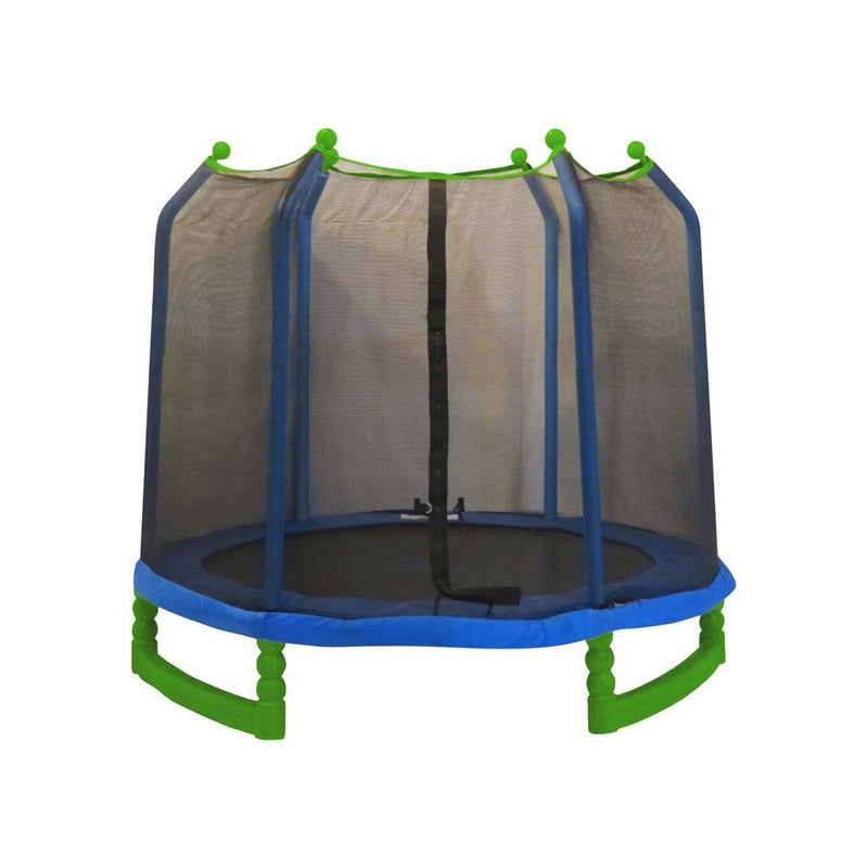 Upper Bounce Indoor/Outdoor Classic Trampoline and Enclosure Set (7-Feet)