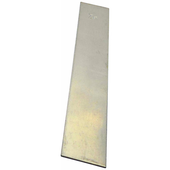 Ajax Scientific Zinc Electrode Strip, 100mm Length x 19mm Width