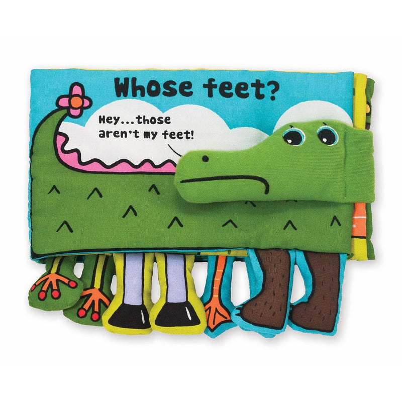 Melissa & Doug Soft Activity Baby Book - Whose Feet