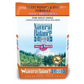 Natural Balance Small Breed Bites L.I.D. Limited Ingredient Diets Dry Dog Food, Grain Free, Sweet Potato & Fish Formula, 4.5-Pound