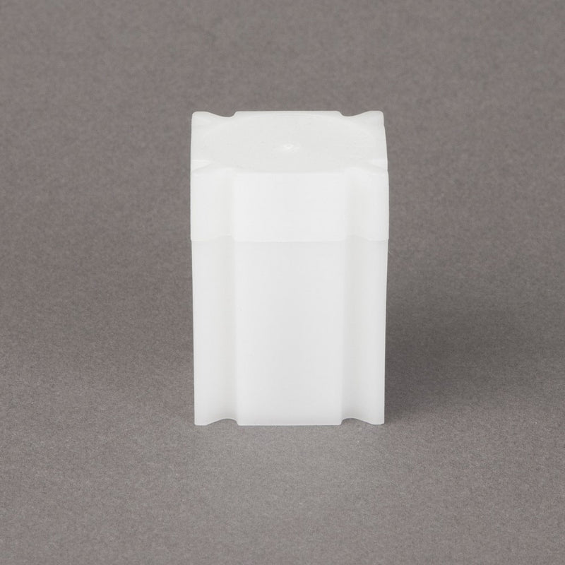 (20) Coinsafe Brand Square White Plastic (Half Dollar) Size Coin Storage Tube Holders