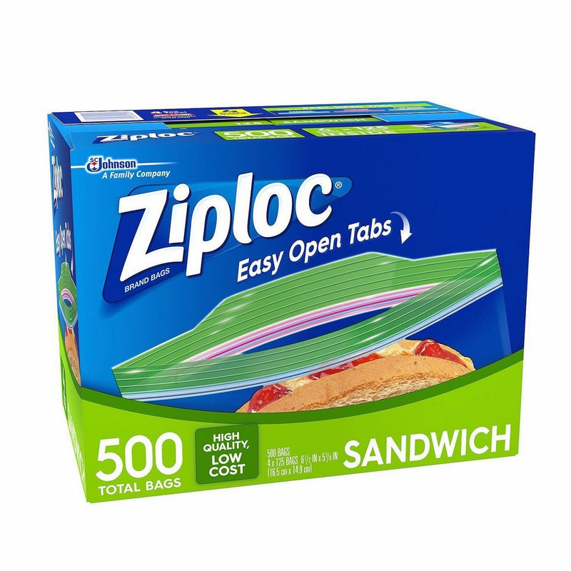 Ziploc Sandwich Bags (500 ct.)