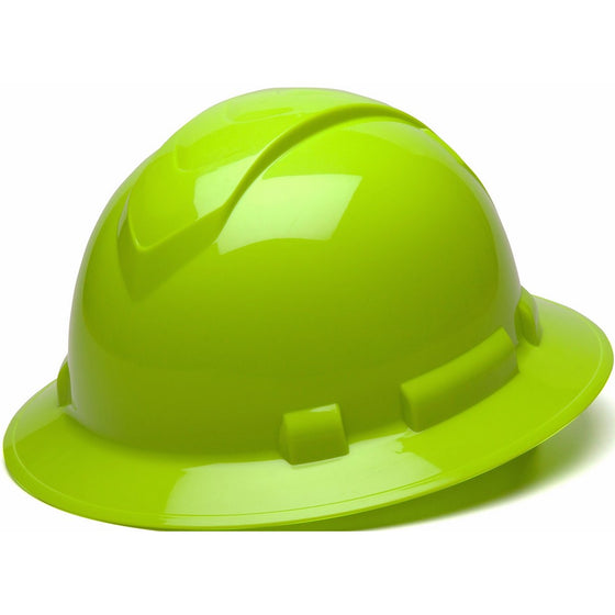 Ridgeline Full Brim 4 Pt Ratchet Suspension Hard Hat