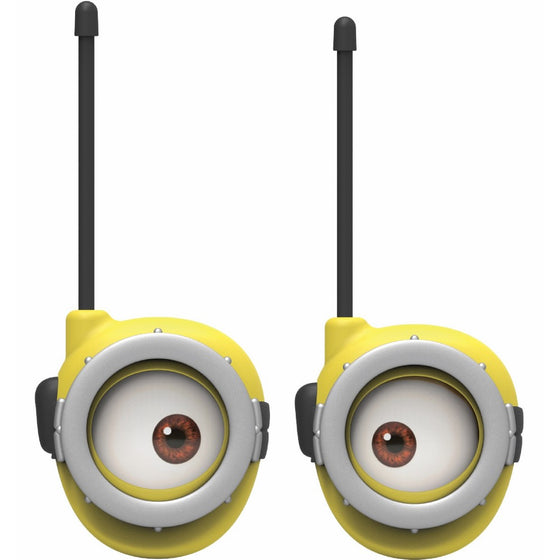 Minions Walkie Talkies for Kids Static Free Extended Range Kid Friendly Easy to Use 2 Way Walkie Talkies