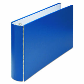 Wilson Jones 346 Line Casebound DublLock Ring Binder, 2 inch Capacity, 11" x 17" Sheet Size, Blue (W346-90NB)