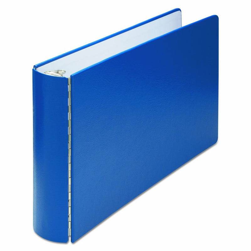 Wilson Jones 346 Line Casebound DublLock Ring Binder, 2 inch Capacity, 11" x 17" Sheet Size, Blue (W346-90NB)