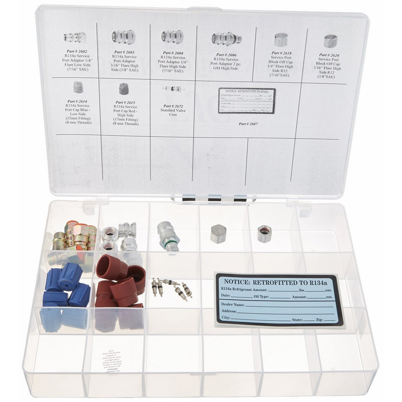 FJC 2662 R134a Retrofit Assortment