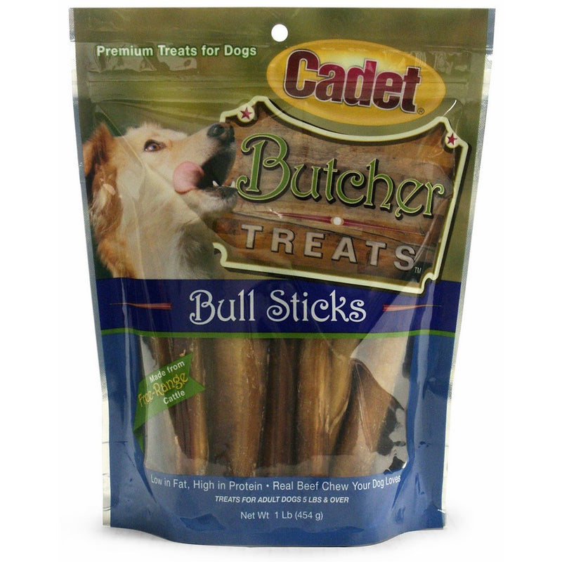 Cadet Natural Bull Sticks for Dogs, 1 lb