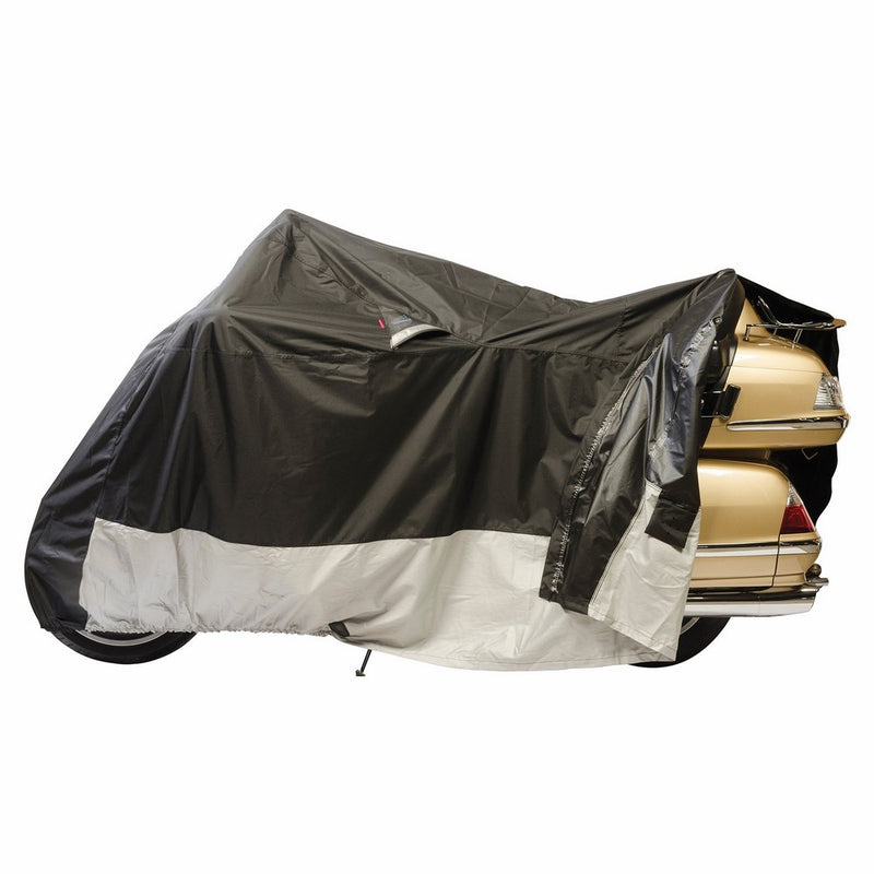 Guardian by Dowco 50021-00 WeatherAll Plus Indoor/Outdoor Waterproof Motorcycle Cover, EZ Zip: Black, XX-Large