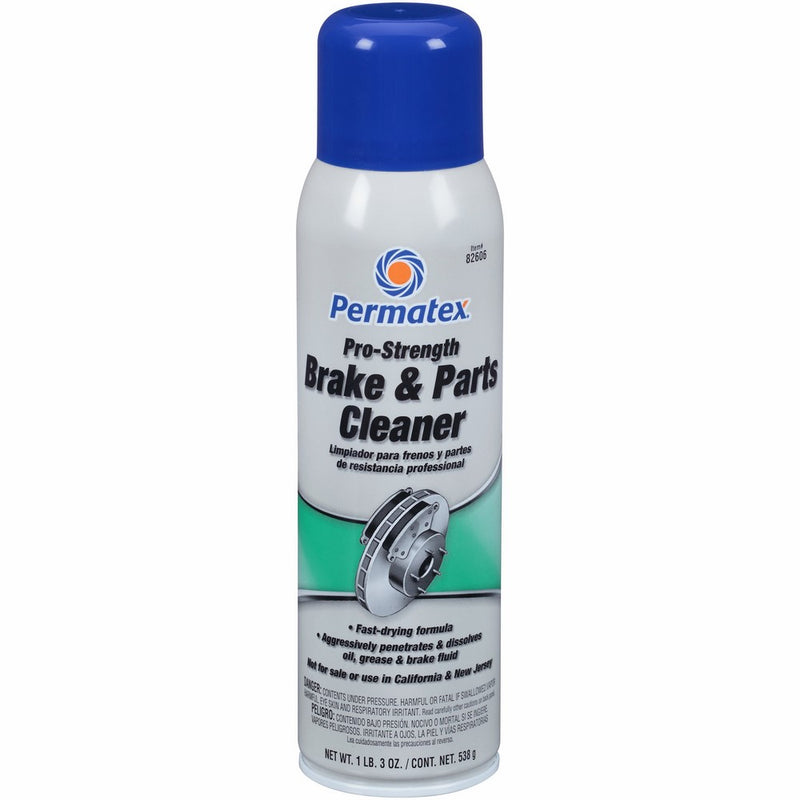 Permatex 82606 Pro Strength Brake and Parts Cleaner, 19 oz Aerosol Can