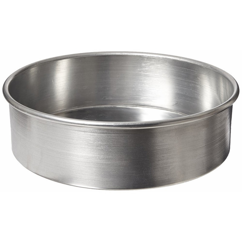 American Metalcraft 3810 Aluminum Cake Pan, Silver, 10-Inch Diameter