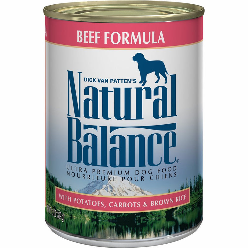 Natural Balance Ultra Premium Canned Dog Food, Beef Formula, 13-Ounce (Pack of 12)