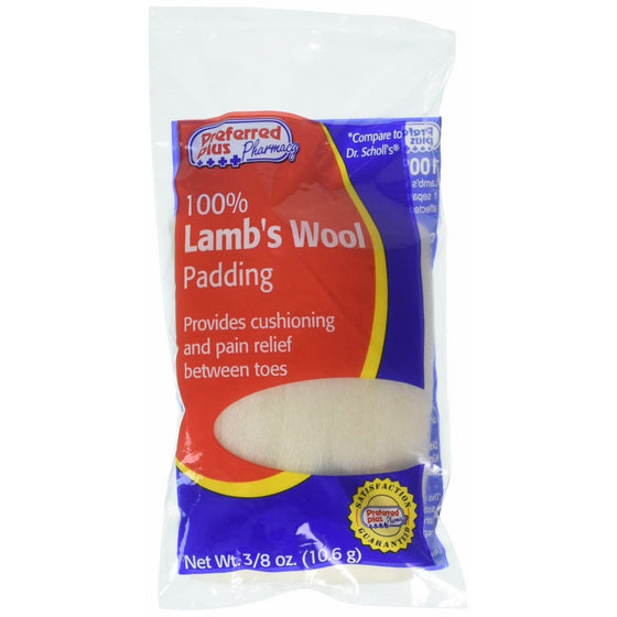 100% Lamb's Wool Padding