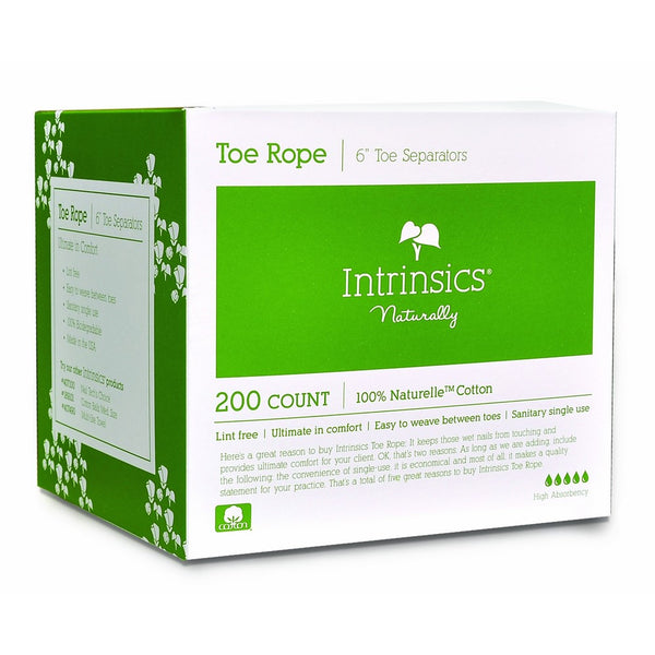 Intrinsics Toe Rope - 6", Cotton Toe Separators, 200 Count