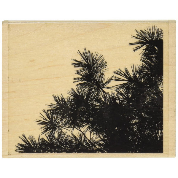 Penny Black 459877 Pine Silhouettes Mounted Rubber Stamp, 3.25 by 3.75-Inch