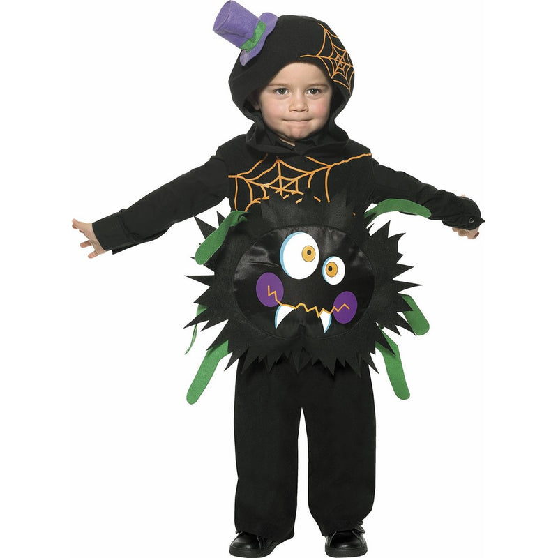 Smiffy's Baby Crazy Spider Costume Tabard with Hood