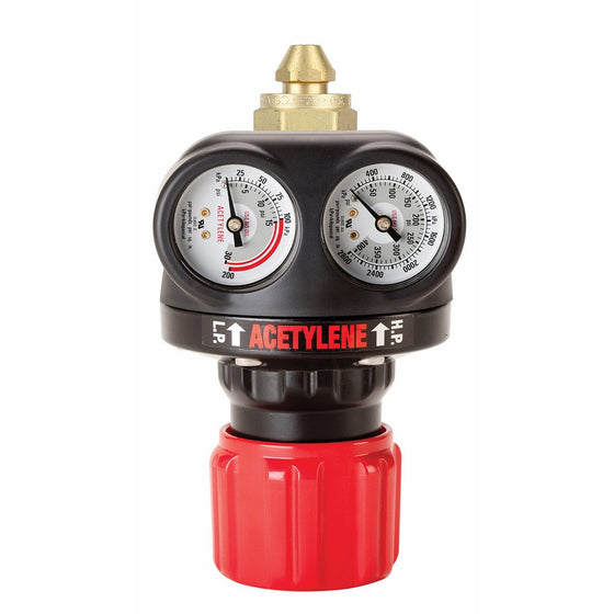 Victor Technologies 0781-5133 ESS4-15-300 High Capacity Single Stage Acetylene Regulator, 2-15 psig Delivery Range, CGA 300 Inlet Connection