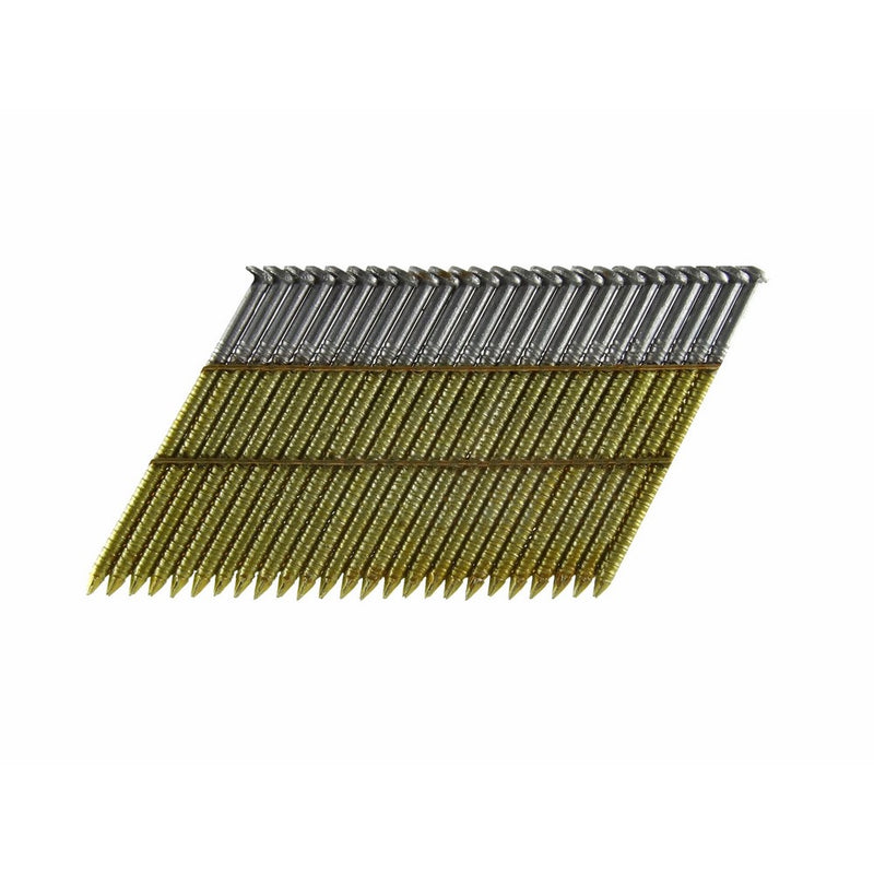 B&C Eagle A238X113HDR/28 Offset Round Head 2-3/8-Inch x .113 x 28 Degree Hot Dip Galvanized Ring Shank Wire Collated Framing Nails (500 per box)