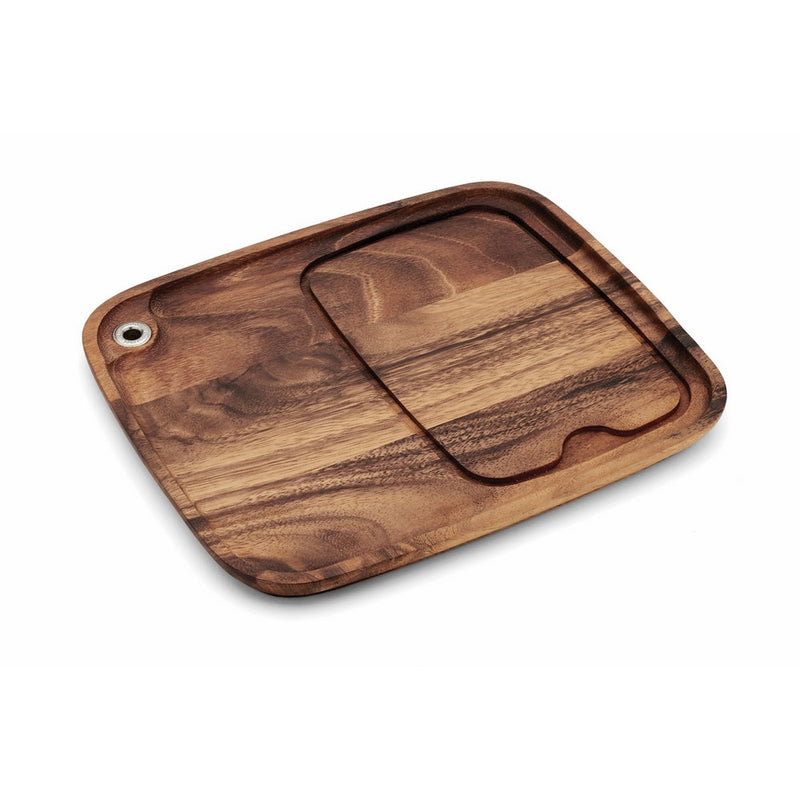 Ironwood Gourmet 28101 Fort Worth Steak Plate, Acacia Wood