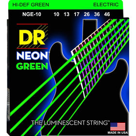 DR Strings NGE-10Coated Nickel Electric Guitar Strings, Medium
