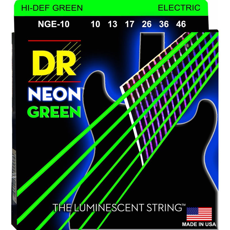 DR Strings NGE-10Coated Nickel Electric Guitar Strings, Medium