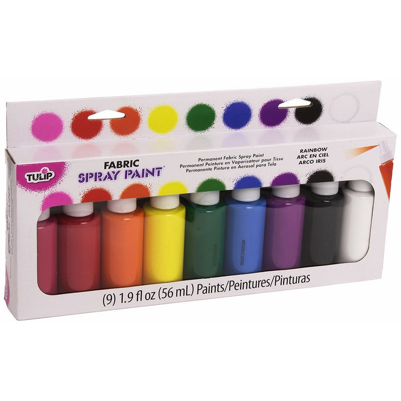 Tulip 29069 Fabric Spray Paint, 9-Pack