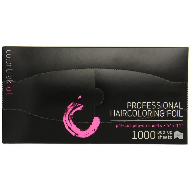 Colortrak Pre-cut Popup Highlighting Foil Sheets, Silver, 1000 sheets 5" x 11"
