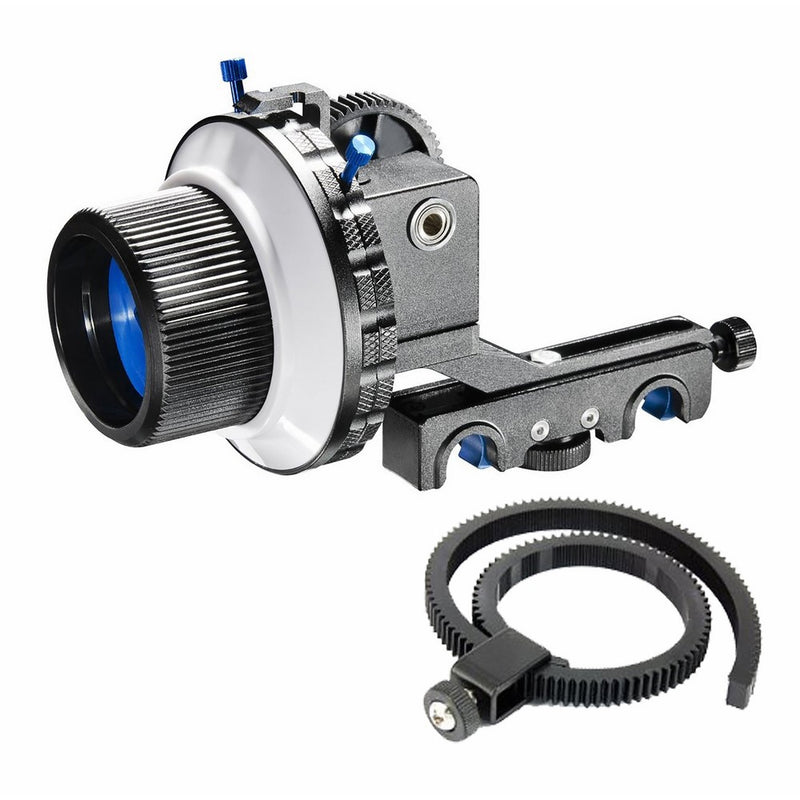 Morros Follow Focus Finder F4 for 15mm Rod Support DSLR and video cameras (F4 With Two Hard Stops)